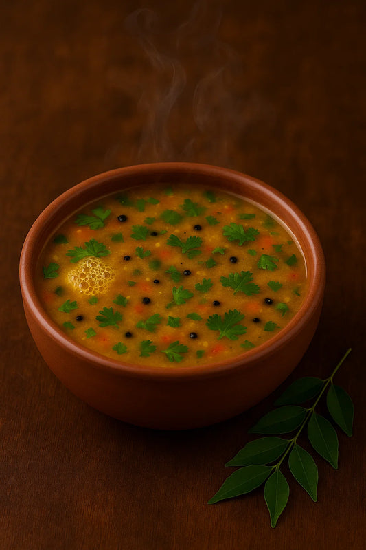 Sambar (South Indian Lentil &amp; Vegetable Stew)
